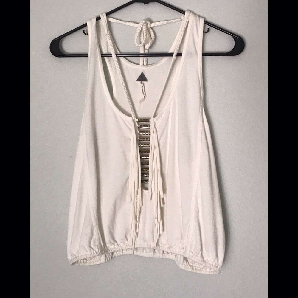 FREE PEOPLE - Super cute fringe tank top! ✨